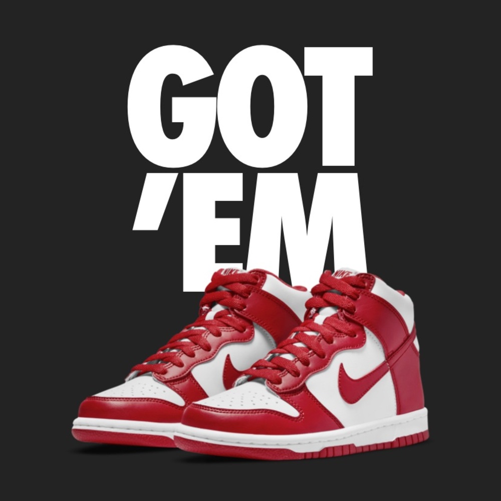Nike Dunk Championship Reds Brand new